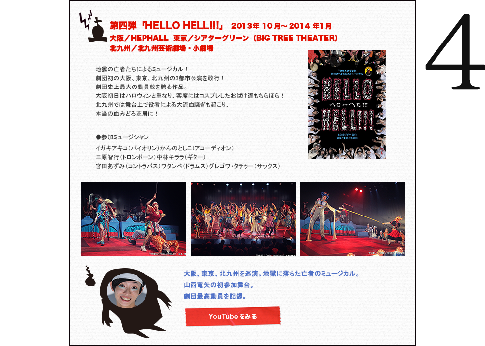 劇団子供鉅人の音楽劇「HELLO HELL!!!」